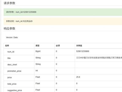 淘宝关键词API接口——解锁独一无二的商品